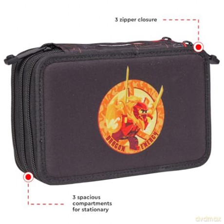 LEGO Ninjago - 3 Layer Pencil Case - Dragon Energy (20291-2502)