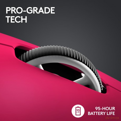 Logitech - G PRO X SUPERLIGHT 2 LIGHTSPEED Gaming Mouse, Magenta