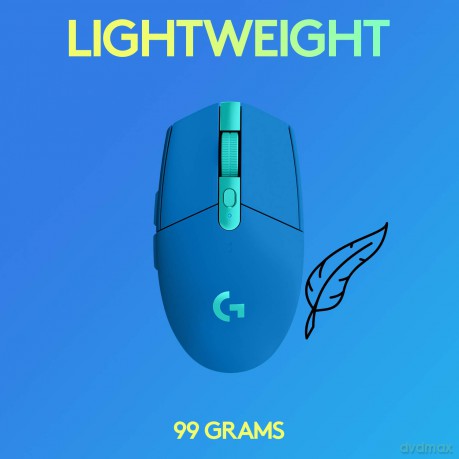 Logitech - G305 Wireless Gaming Mouse - Blue