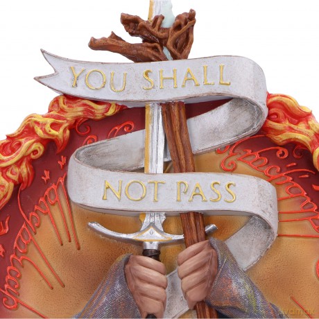 Lord of the Rings You Shall Not Pass Wall Plaque [FIGURKA]
