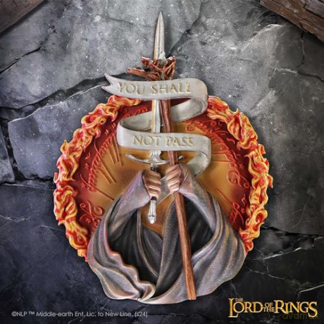 Lord of the Rings You Shall Not Pass Wall Plaque [FIGURKA]