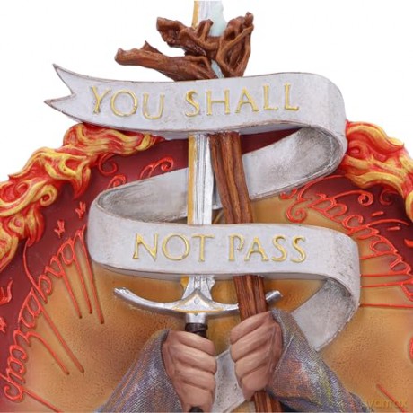 Lord of the Rings You Shall Not Pass Wall Plaque [FIGURKA]