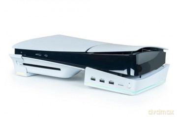 Nacon Horizontal Hub Station RGB/USB Hub, White PS5 Slim