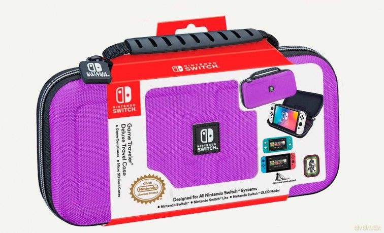 Etui podróżne Nacon Switch Travel Case Purple Switch Lite/Switch OLED