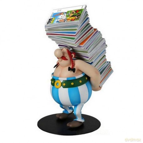Obelix Pile Of Comics Collectible Figurine [FIGURKA]