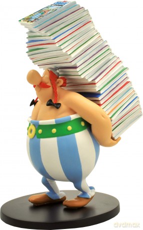 Obelix Pile Of Comics Collectible Figurine [FIGURKA]
