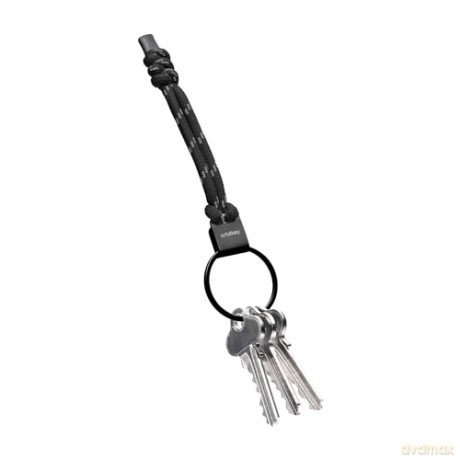 OrbitKey - Urban Loop Keychain - Black