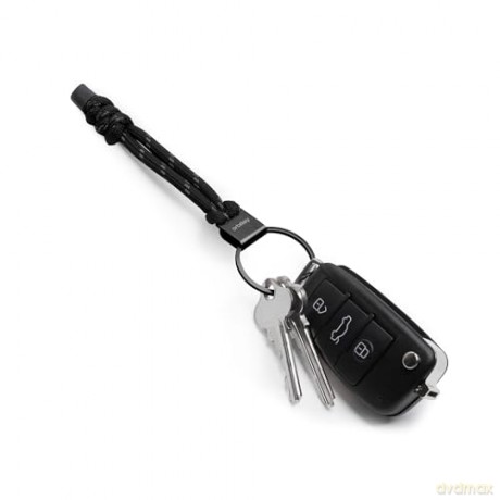 OrbitKey - Urban Loop Keychain - Black