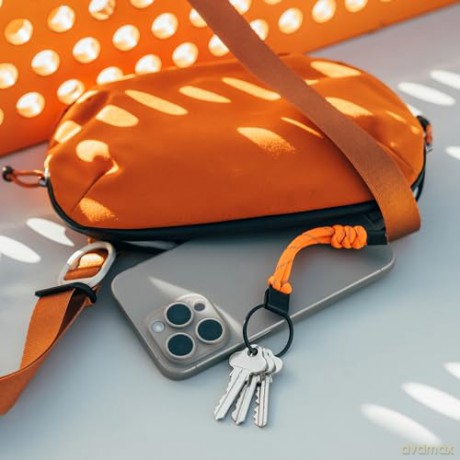 Orbitkey - Urban Loop Keychain - Tangerine