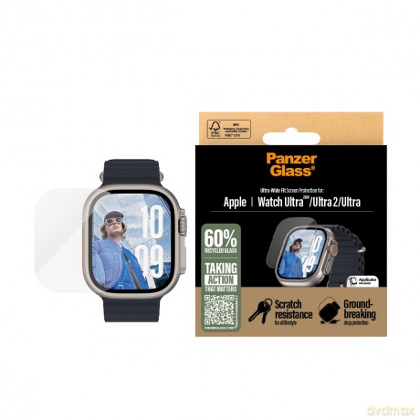PanzerGlass - Screen Protection - Apple Watch - Ultra 3 - Ultra-Wide Fit