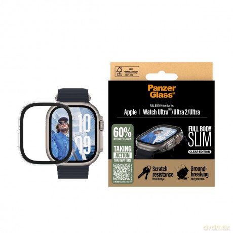 PanzerGlass - Screen Protector - Apple Watch Ultra 3 - FullBody - Transparrent