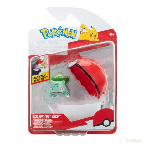 Pokemon - Clip N Go Bulbasaur With Poke Ball (PKW3634) [FIGURKA]