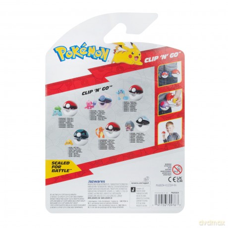 Pokemon - Clip N Go Bulbasaur With Poke Ball (PKW3634) [FIGURKA]