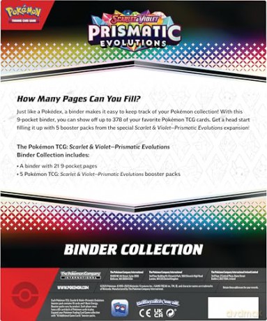 Pokemon - SV8.5 Prismatic Evolutions - Binder Collection (POK10008) [KARTY]