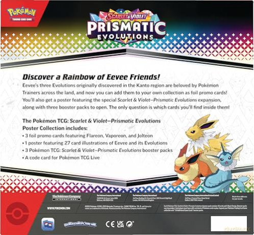 Pokemon - SV8.5 Prismatic Evolutions - Poster Collection Box (POK10041) [KARTY]