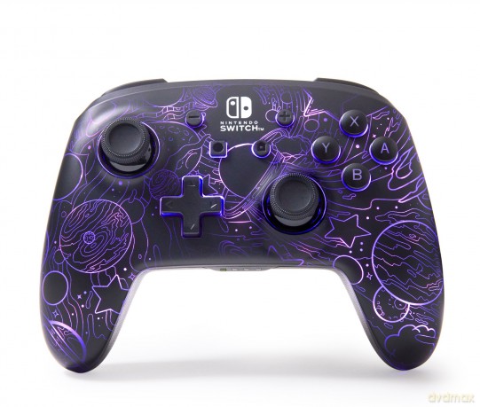 PowerA Enhanced Wireless Controller With Lumectra - Galactic Vortex (Nintendo Switch)