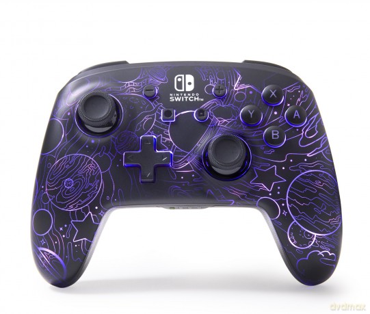 PowerA Enhanced Wireless Controller With Lumectra - Galactic Vortex (Nintendo Switch)