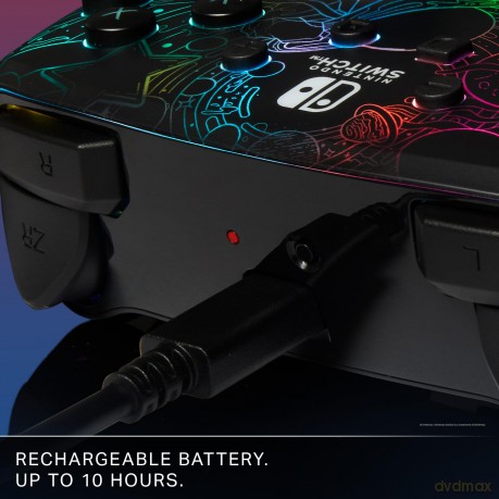 PowerA Enhanced Wireless Controller With Lumectra - Galactic Vortex (Nintendo Switch)