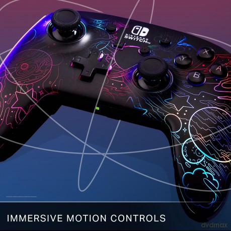 PowerA Enhanced Wireless Controller With Lumectra - Galactic Vortex (Nintendo Switch)