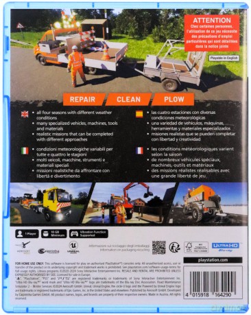 Road Maintenance Simulator 2 - Winter Service [GRA PS5]
