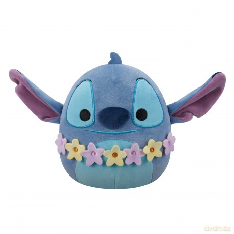 Squishmallows - 20 cm Plush Disney Stitch - Stitch wearing lei