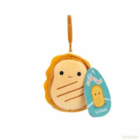 Squishmallows - 9 cm P22 Clip On - Lil Gouda Grilled Cheese