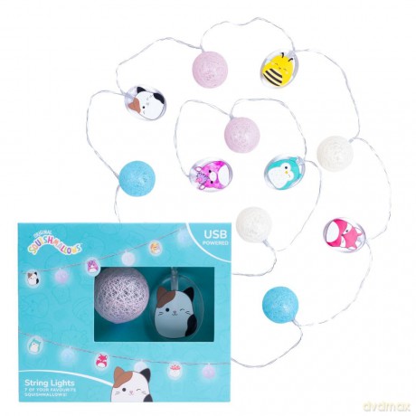 Squishmallows - String Lights - Pastel - 330cm
