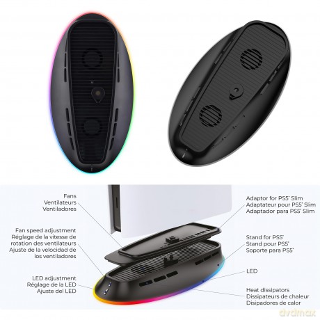 Subsonic Cooling Led Stand - PS5/PS5 Slim