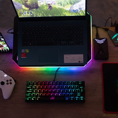 SUREFIRE - KingPin X1 60% Gaming RGB Keyboard QWERTY (Nor