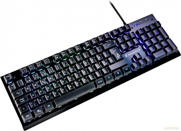 SUREFIRE - KingPin X2 Metal Gaming RGB Keyboard QWERTY Nordic