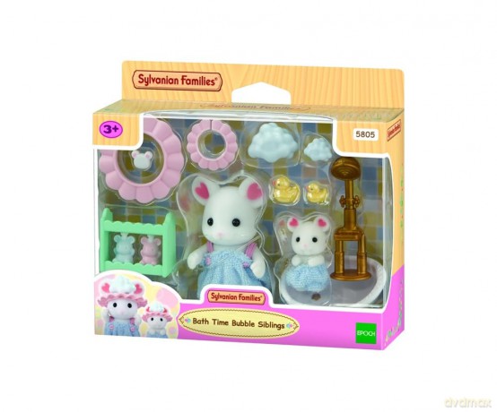 Sylvanian Families - Bath Time Bubble Siblings - (5805)