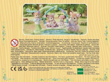 Sylvanian Families - Deer Babies - Floral Swing Set (5801)