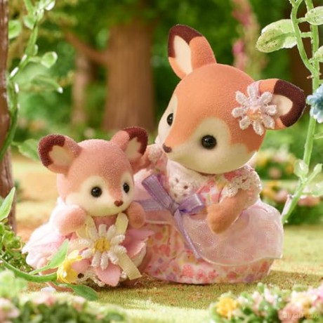 Sylvanian Families - Deer Babies - Floral Swing Set (5801)