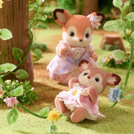 Sylvanian Families - Deer Babies - Floral Swing Set (5801)