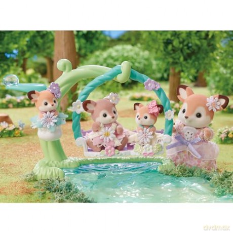 Sylvanian Families - Deer Babies - Floral Swing Set (5801)
