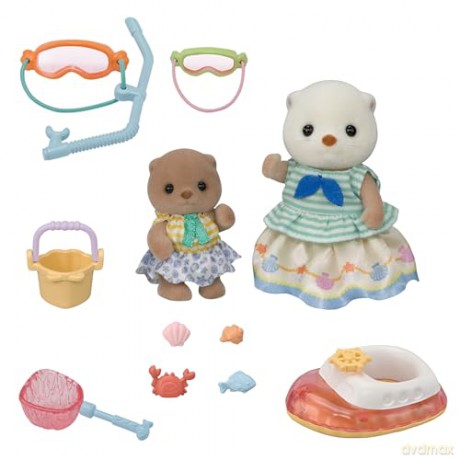 Sylvanian Families - Sea Otter Sisters - Splashy Snorkel Set (5804)