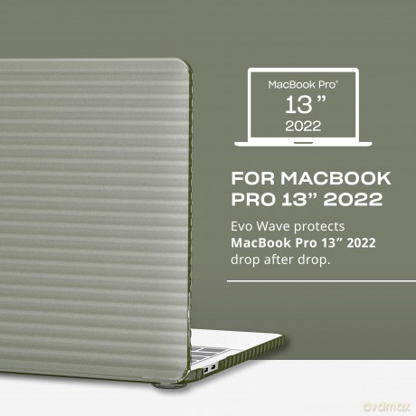 Tech21 - Evo Wave MacBook Pro 13 M1/M2 2020-> Green [ETUI]