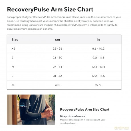 Therabody - RecoveryPulse Arm Sleeve - L (Single)