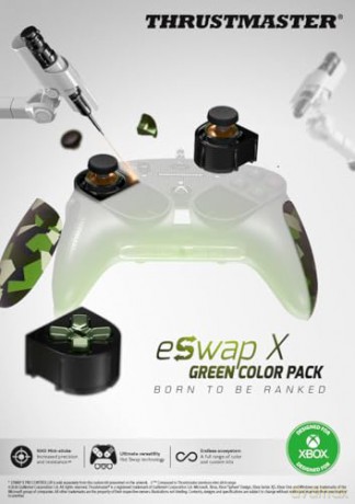 Thrustmaster Eswap X Green Color Pack