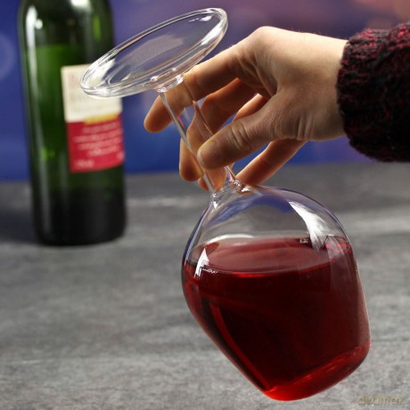 Upside Down Wineglass