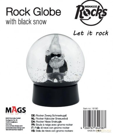 Winkee - Snow Globe Dwarf Rocker - Silver