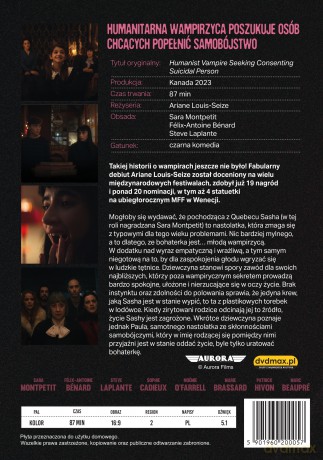Humanitarna Wampirzyca Poszukuje Osób Chcących Popełnić Samobójstwo [DVD]