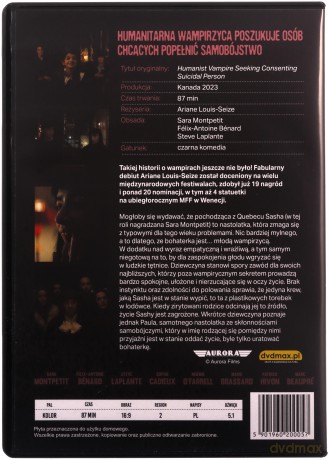 Humanitarna Wampirzyca Poszukuje Osób Chcących Popełnić Samobójstwo [DVD]