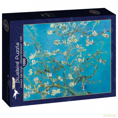 BLUEBIRD 1000 el. Kwitnące drzewo migdałowca Vincent van [PUZZLE]