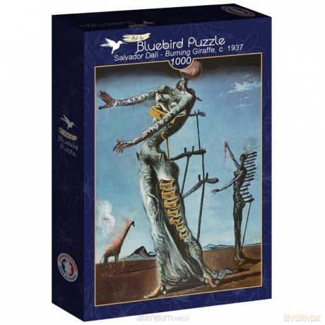 BLUEBIRD 1000 el. Salvador dali, Płonąca żyrafa, 1937 [PUZZLE]