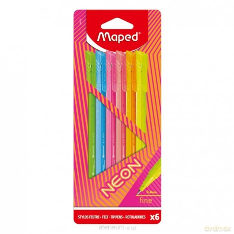 Cienkopis Graph Peps neon 6 kolorów
