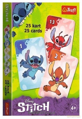 Czarny Piotruś - Stitch Trefl [KARTY]