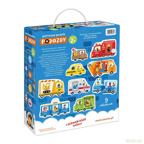 CzuCzu Pierwsze puzzle Pojazdy [PUZZLE]