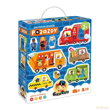 CzuCzu Pierwsze puzzle Pojazdy [PUZZLE]