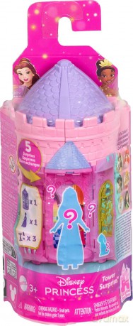 Disney Princess Wieża niespodzianka z lalką mix